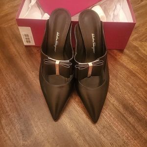 COPY - Salvatore Ferragamo Zelda Black Mules